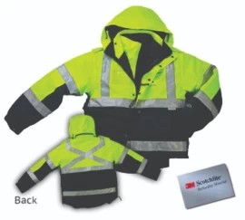 Six in One Four Season Reversible Rain Safety Jacket